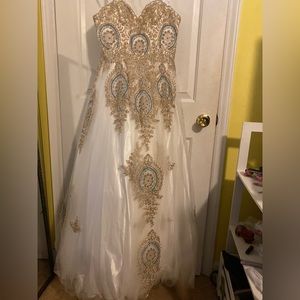 Strapless Gown prom dress 8